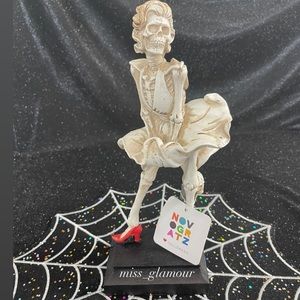 Novagratz Halloween Marilyn Monroe 12" Skeleton Day of the Dead Figurine new